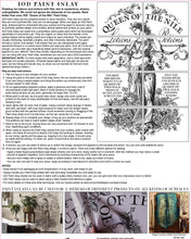 Load image into Gallery viewer, Paint Inlay Queen of the Nile