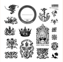 Load image into Gallery viewer, The Connoisseurs Library Decor Stamp Box Set FOUR SHEETS