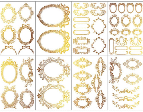 Petits Ornements Gold Gilded Transfer