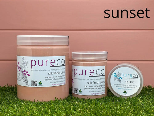 SUNSET Silk Paint