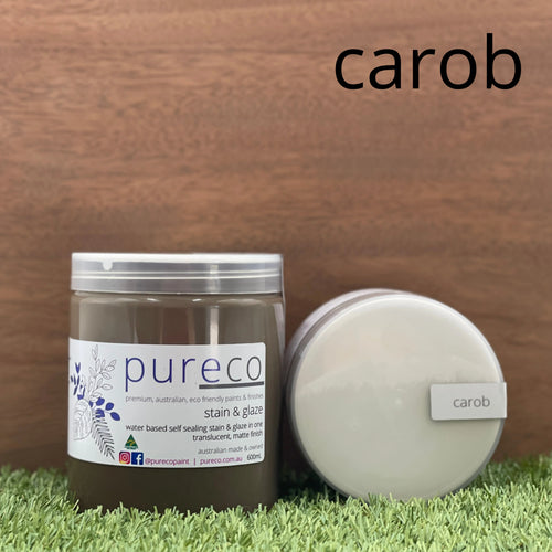 STAIN & GLAZE - CAROB