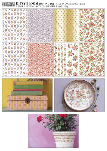 Paint Inlay Ditsy Bloom