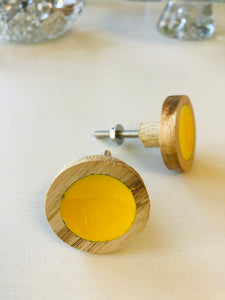 Timber Knob - yellow