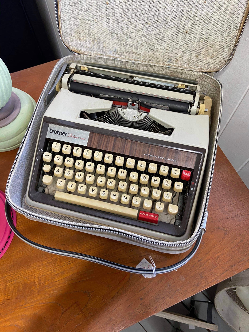 SOLD Vintage Typewriter with original case